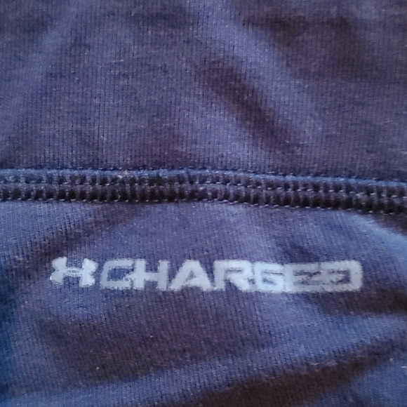 Black silver UA Under Armour small leggings - Picture 5 of 6